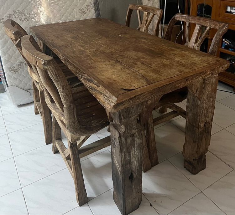 โต๊ะกินข้าวไม้สัก teak wood รูปที่ 4