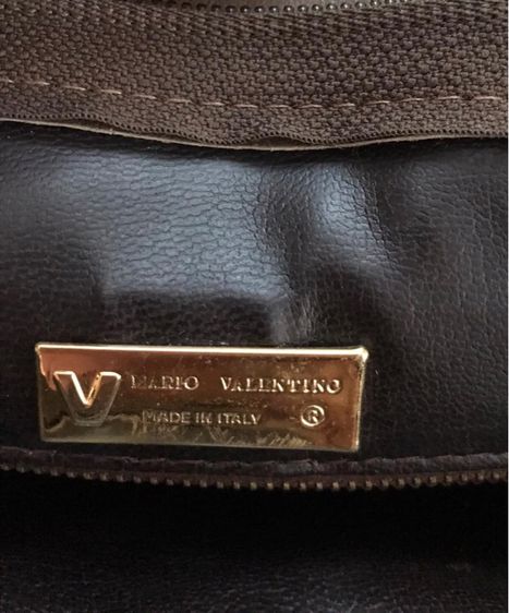 กระเป๋าคลัช Clutch Valentino Mario Valentino Clutch Bag V Mark PVC x Leather Authentic  รูปที่ 7