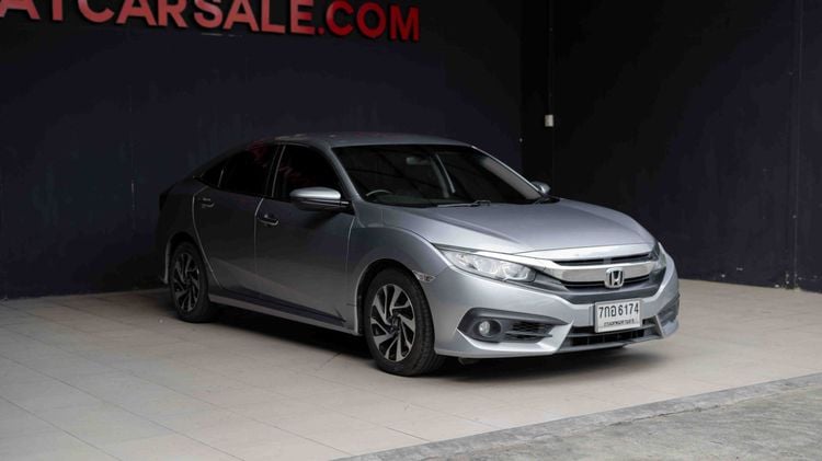 Honda Civic 2018 1.8 EL i-VTEC Sedan เบนซิน ไม่ติดแก๊ส เกียร์อัตโนมัติ เทา