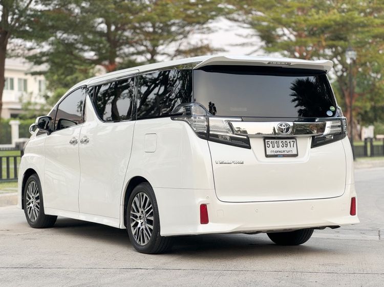 Toyota Vellfire 2015 2.5 Z G Edition Utility-car เบนซิน ไม่ติดแก๊ส เกียร์อัตโนมัติ ขาว รูปที่ 4