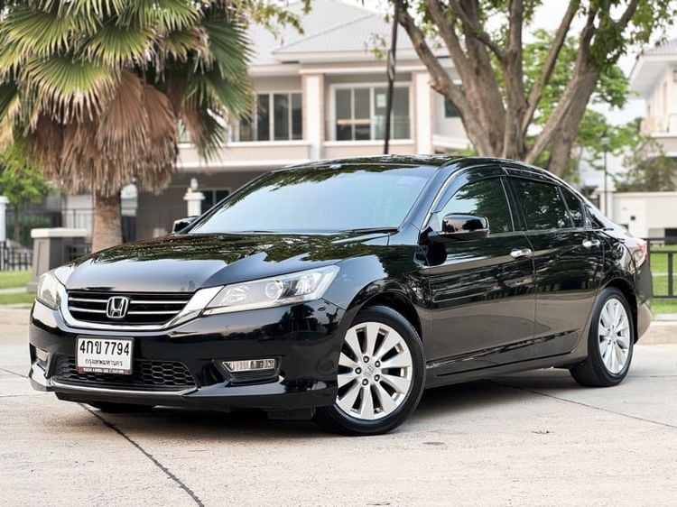 Honda Accord 2015 2.0 EL NAVI Sedan เบนซิน ไม่ติดแก๊ส เกียร์อัตโนมัติ ดำ รูปที่ 1