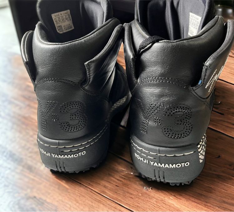 🇯🇵 Y-3 Yohi Yamamoto X Adidas high black Edition shoes 🇯🇵 รูปที่ 9