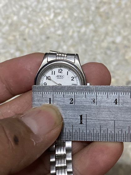 นาฬิกายี่ห้อ ADEC  ของแท้มือสอง เลดี้ สแตนเลส สายยาว 6  นิ้ว   350฿ รูปที่ 5