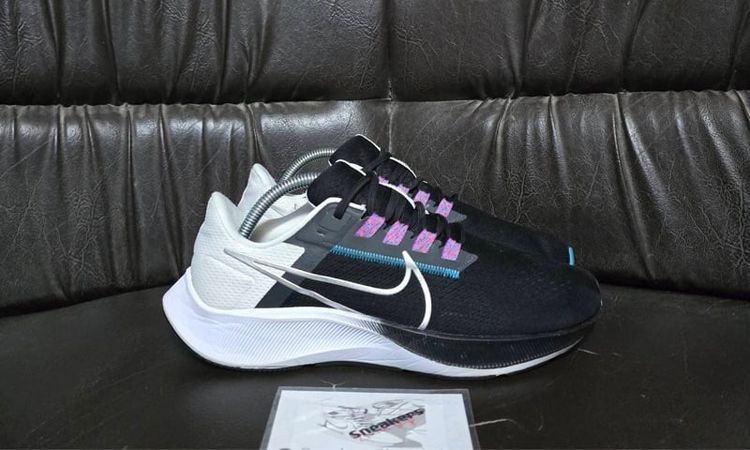 รองเท้าวิ่ง Nike Air Zoom Pegasus 38  Black Metallic Silver