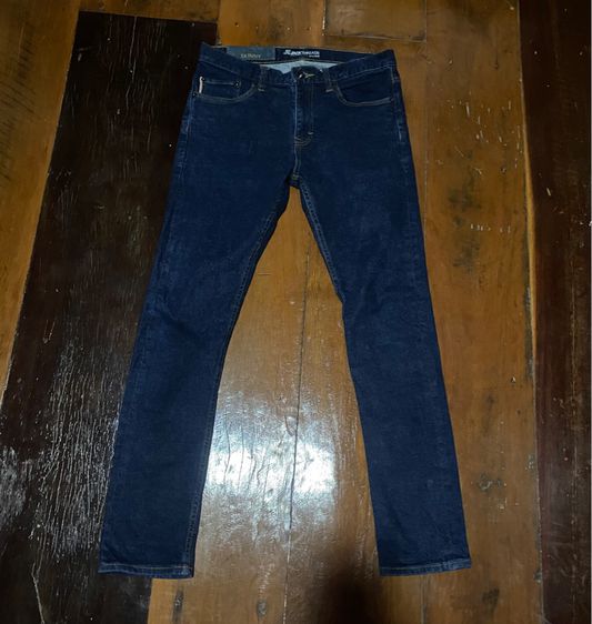 กางเกงยีนส์ สีเข้ม ทรงเดฟ แบรนด์แท้ 💯 เอว32“ รูปที่ 2