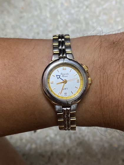 นาฬิกายี่ห้อ ROVENTA  HENEX  ควอทซ์ สวิส  เลดี้ มีเข็ม GMT   สายยาว 7 นิ้ว    900฿ รูปที่ 8