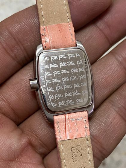 นาฬิกายี่ห้อ FOLLI FOLLIE  ควอทซ์  ของแท้มือสอง เลดี้ สายเดิม  750฿ รูปที่ 2