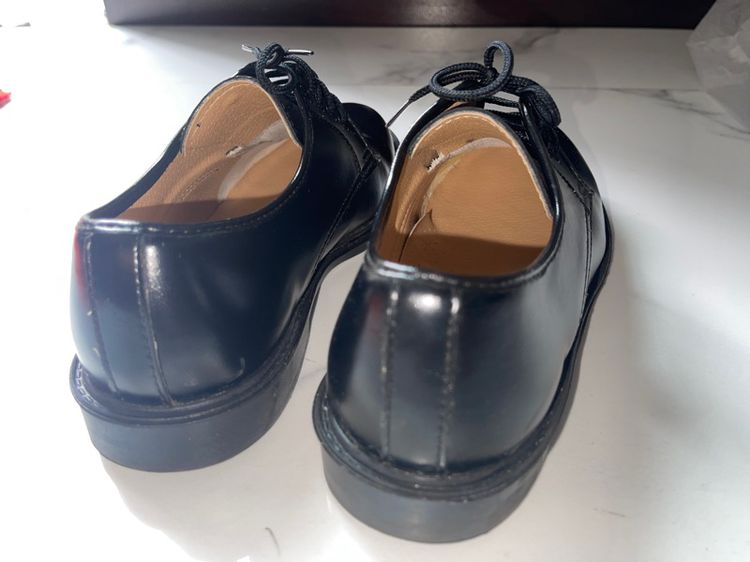 Bata รองเท้าหนังนักเรียน คัทชูทางการ แบบผูกเชือก สีดำ (มือสอง) รูปที่ 5