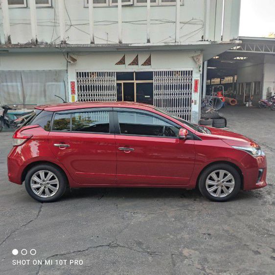 Toyota Yaris 2014 1.2 G Sedan เบนซิน ไม่ติดแก๊ส เกียร์อัตโนมัติ แดง รูปที่ 3