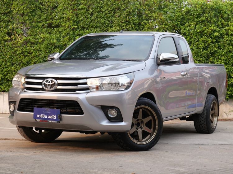 Toyota Hilux Revo 2015 2.4 E Pickup ดีเซล ไม่ติดแก๊ส เกียร์ธรรมดา เทา รูปที่ 1