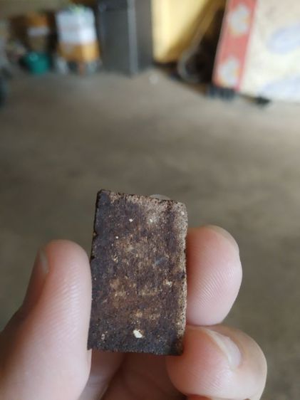 พระเนื้อว่านยาพิมพ์เล็ก(พระสมเด็จพิมพ์ปรกโพธิ์หลังเรียบเนื้อออกสีดำ(ไม่ทราบพระเกจิที่สร้าง))พระบ้านพระเครื่องรางของมงคล รูปที่ 8