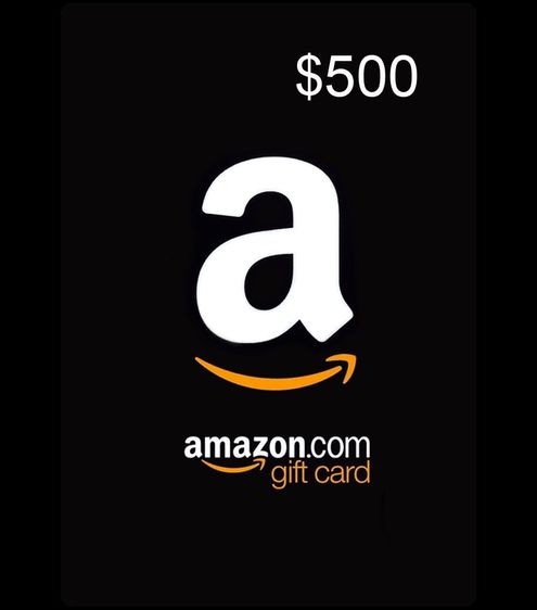 Amazon gift card 500ดอลลาร์