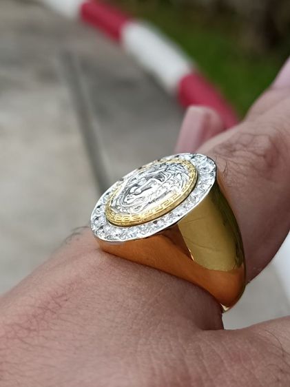 แหวน Versace Medusa Diamond 18k Gold  รูปที่ 13