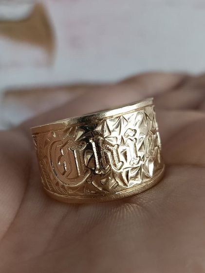 แหวนทองเคนอก14k ลายสวย  รูปที่ 5