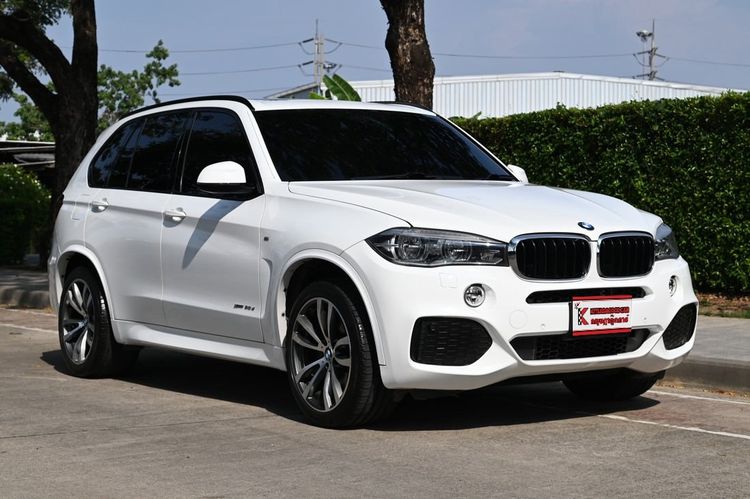 BMW X5 2015 3.0 xDrive30d M Sport 4WD Utility-car ดีเซล เกียร์อัตโนมัติ ขาว