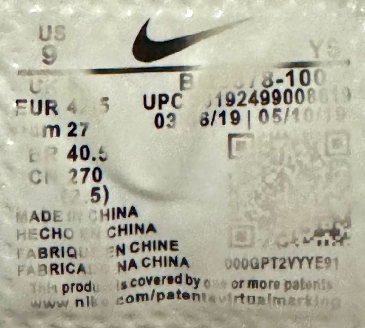 Nike m2k Size42.5 ส่งฟรี รูปที่ 6