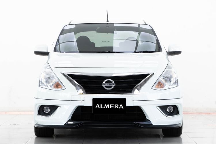 Nissan Almera 2016 1.2 E Sportech Sedan เบนซิน ไม่ติดแก๊ส เกียร์อัตโนมัติ ขาว รูปที่ 3