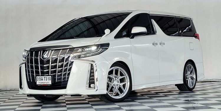 Toyota Alphard 2021 2.5 S C-Package Utility-car เบนซิน ไม่ติดแก๊ส เกียร์อัตโนมัติ ขาว