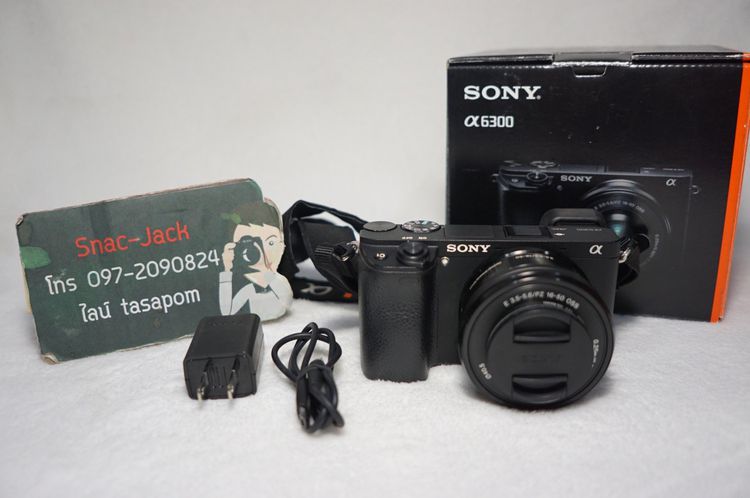 กล้องมิลเลอร์เลส ไม่กันน้ำ Sony A6300 สภาพสวย ครบกล่อง