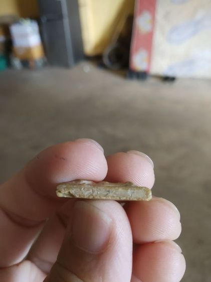 พระเนื้อผงน้ำมันพิมพ์เล็ก(พระพิมพ์พระนางพญานั่งบัว(ไม่สวยมีตำหนิแตกหัก)(260311)(ไม่ทราบพระเกจิที่สร้าง))พระบ้านพระเครื่องรางของมงคล รูปที่ 17