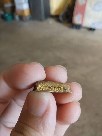 พระเนื้อผงผสมว่านพิมพ์เล็ก(พระพิมพ์พระขุนแผนพราย(มีพิมพ์ลายออกสีทอง)(ไม่รู้ที่มา)(ไม่ทราบพระเกจิที่สร้าง))พระบ้านพระเครื่องรางของมงคล รูปที่ 13