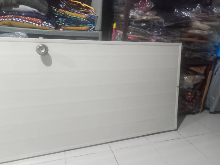 ประตู PVC บานเกล็ดล่าง ขนาด 70 x 200 ซม. สีขาว รูปที่ 6