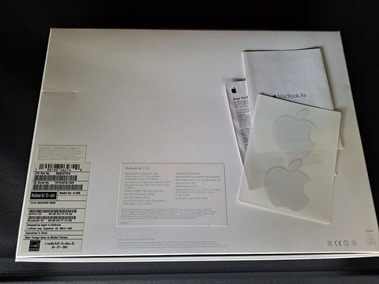 เจ้าของขาย MacBook Air 13" 2017 (เร่ิมใช้จริง 2019) 128gb + 256gb สภาพเหมือนใหม่ ใช้งานดีครบทุกฟังก์ชั่น รูปที่ 14