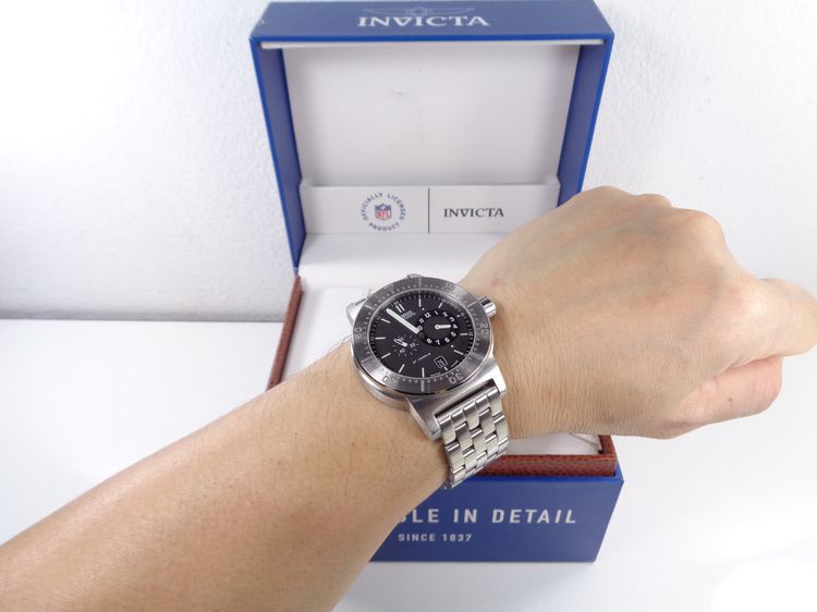 ชุดสะสม ORIS BC3 Diver เรกูเรเตอร์ เข็มแยก 40 มิล. สายเหล็ก กล่องใบครบ รูปที่ 14