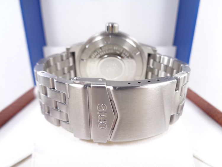 ชุดสะสม ORIS BC3 Diver เรกูเรเตอร์ เข็มแยก 40 มิล. สายเหล็ก กล่องใบครบ รูปที่ 5