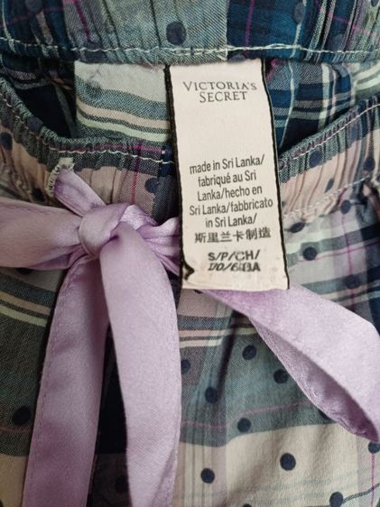 🚫ขายแล้วค่ะ (SOLD) Victoria's Secret Pajamas Pants 
Size S  Made in Sri Lanka  รูปที่ 4