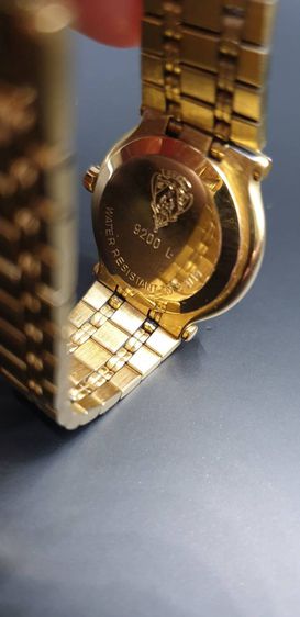Gucci 9200L  Diamond 18k goldplate Lady Vintage Watch รูปที่ 6