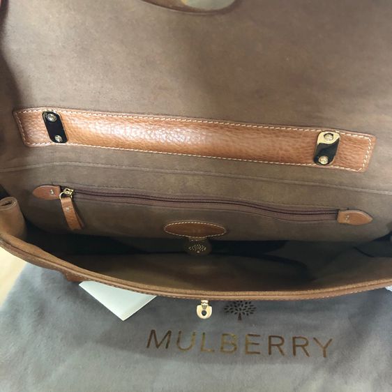 Used Mulberry Medium Lily Oak Natural Grain Leather รูปที่ 8