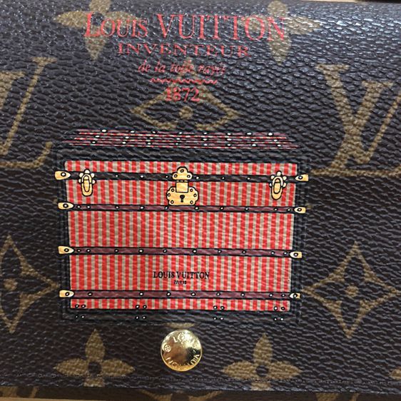 Used กระเป๋าสตางค์ยี่ห้อ Louis Vuitton รุ่น Sarah limited edition รูปที่ 12