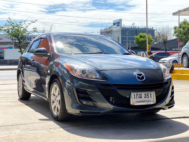 Mazda Mazda3 2012 1.6 Spirit Sports Plus Sedan เบนซิน ไม่ติดแก๊ส เกียร์อัตโนมัติ เทา