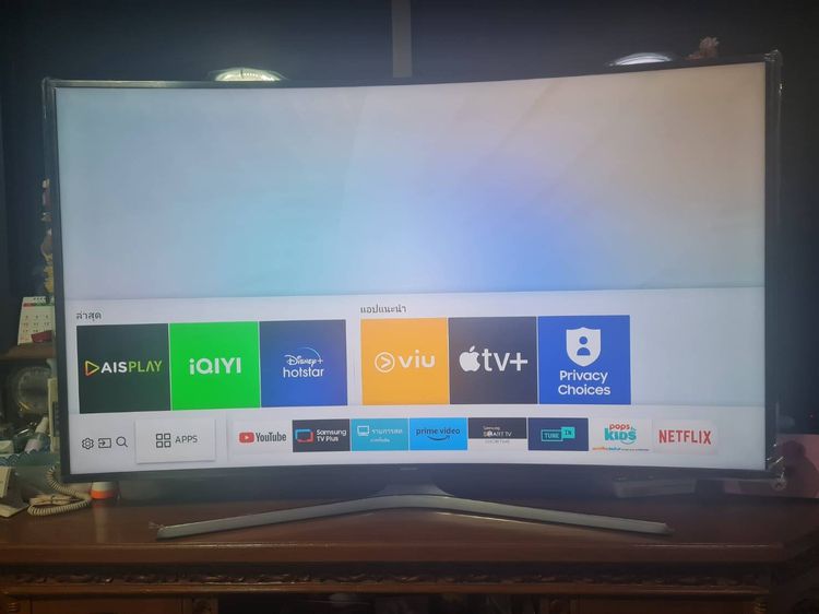 Samsung Smart TV 55" นิ้ว จอโค้ง รูปที่ 1