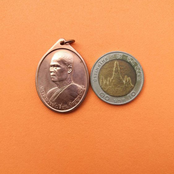 เหรียญ พระอาจารย์เปลี่ยน ปัญญาปทีโป อนุสรณ์พิธีพระราชทานเพลิงศพ ปี 2562 เนื้อทองแดง สูง 3.5 เซน บล็อกกษาปณ์ รูปที่ 5