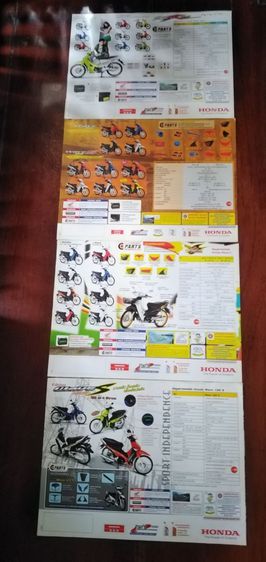 ขายเหมา​โบ​รชัวร์​รถจักร​ยานยนต์​ฮอนด้า​เวฟ4เล่ม รูปที่ 3