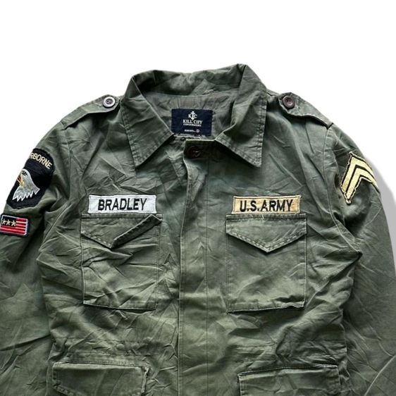 Kill City Conspirators Buttons Military Jacket รอบอก 41” รูปที่ 8
