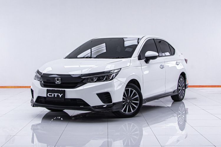 Honda City 2021 1.0 SV Sedan เบนซิน ไม่ติดแก๊ส เกียร์อัตโนมัติ ขาว รูปที่ 4