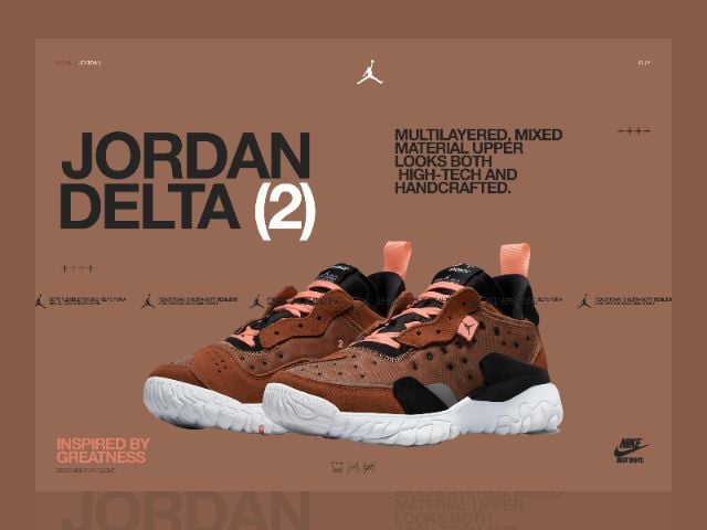 Nike AirJordan Delta2 Dark Brown รูปที่ 10