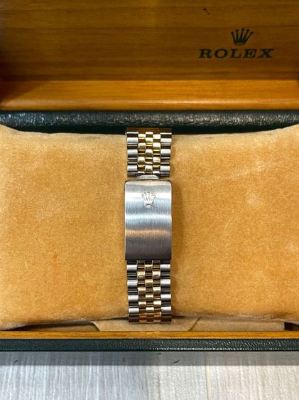vintage Rolex datejust16013bucklyออโต้2จังหว่ะกระจกเซลลูลอยกล่องใบ รูปที่ 5
