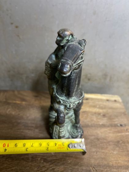 ลิงขี่ม้า ทองเหลืองสะสม รูปที่ 6