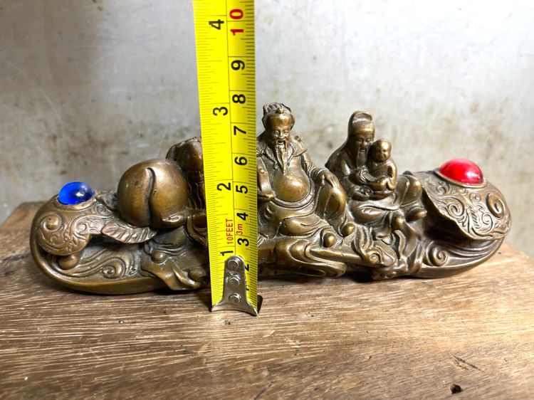 เทพเจ้าฮกลกซิ่ว ทองเหลืองสะสมB1 รูปที่ 10