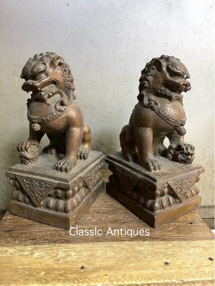 สิงห์ คู่ทองเหลืองสะสมB1 รูปที่ 2