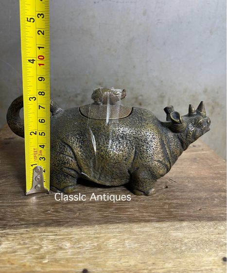 กาน้ำชา ทองเหลืองสะสม รูปที่ 9