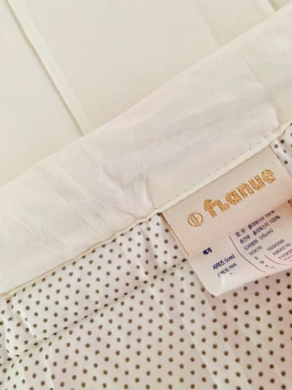 ผ้าปูรองนอน (แบบหนา) ขนาด 5ฟุต สีขาวครีมเย็บลายลอนทั้งผืน ยี่ห้อ Flanue (ใหม่) มือสองขายตามสภาพ สินค้าญี่ปุ่น-เกาหลีแท้ รูปที่ 8