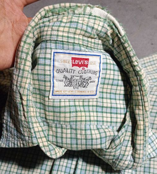 ขายเสื้อ เชิ้ต Levi's งานเเฟชั่น เห่าเก็บ งาน วินเทจ ลายสก้อต เท่ๆเฟี้ยวๆสวยๆ 🔥🔥🔥 รูปที่ 6