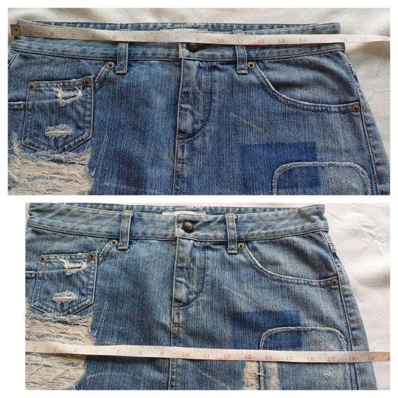 Armani Exchange Mini Skirt Jeans size 6 รูปที่ 12