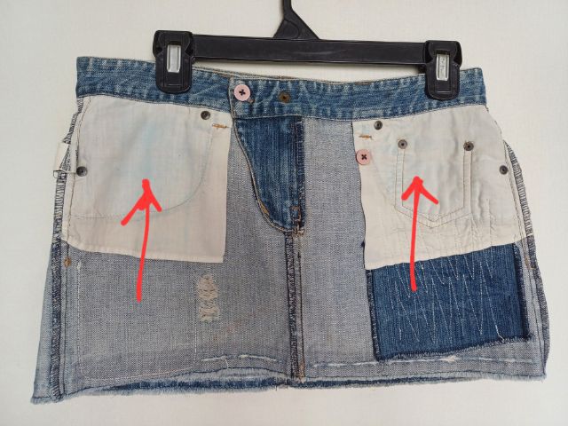 Armani Exchange Mini Skirt Jeans size 6 รูปที่ 17