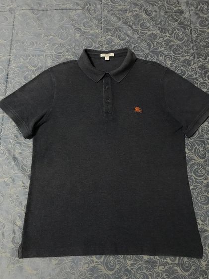 Burberry Brit Embroidered Logo Dark Grey Polo L 4055127 รูปที่ 3